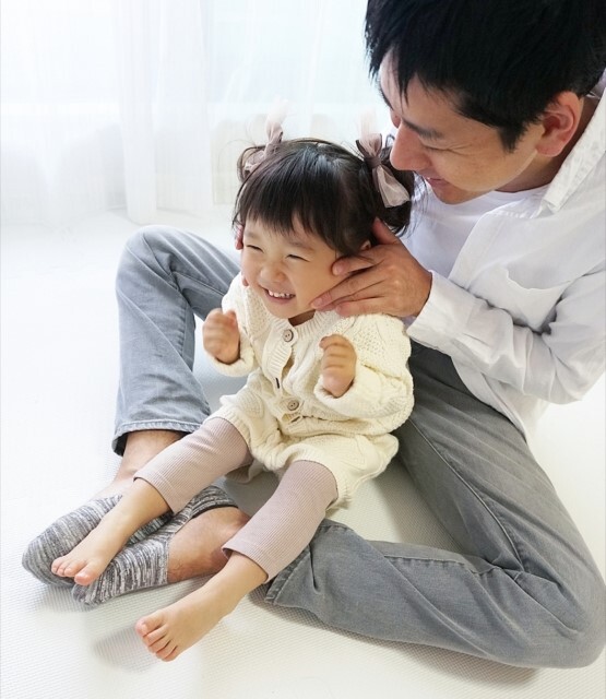 じゃれある父と娘