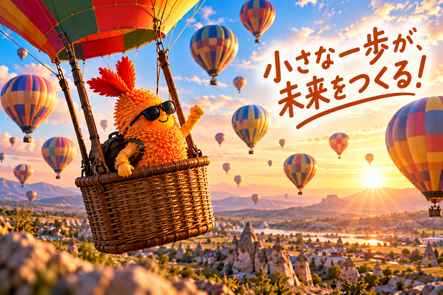 小さな一歩、空への冒険